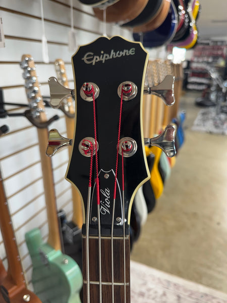 Epiphone Viola Bass with Okume Fretboard - Vintage Sunburst - B Stock