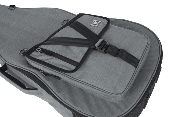 Gator GT-ACOUSTIC-GRY Transit Acoustic Guitar Bag - Light Grey