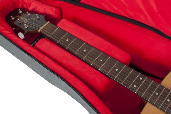 Gator GT-ACOUSTIC-GRY Transit Acoustic Guitar Bag - Light Grey