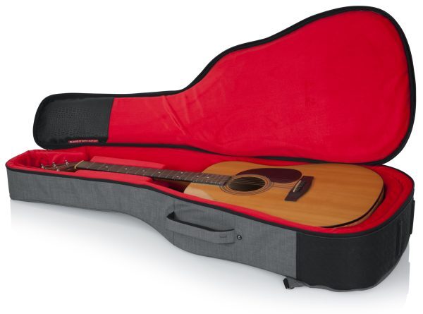 Gator GT-ACOUSTIC-GRY Transit Acoustic Guitar Bag - Light Grey