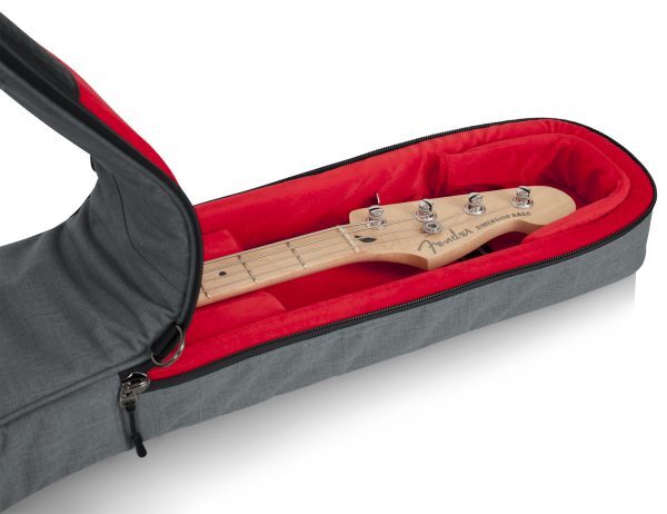 Gator GT-BASS-GRY Transit Bass Guitar Bag - Light Grey