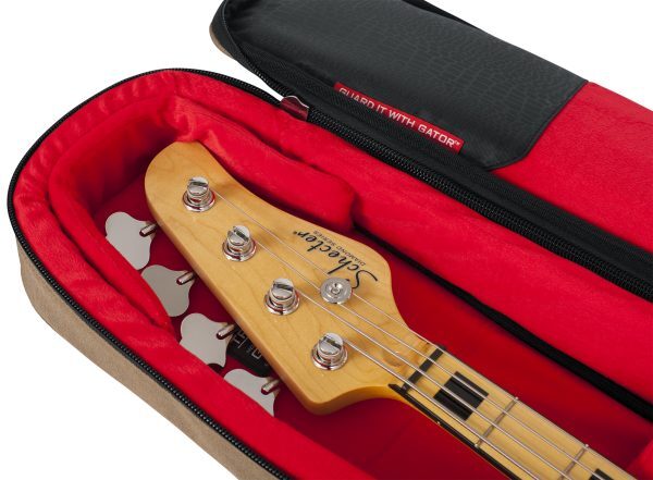 Gator GT-BASS-TAN Transit Bass Guitar Bag - Tan