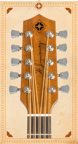 H. Jimenez LBQ1ENM Palomazo Bajo Quinto - Natural Mahogany