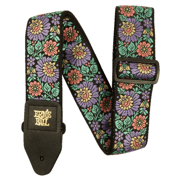 Ernie Ball 5340 Evening Bloom Jacquard Classic Guitar Strap Bass Strap