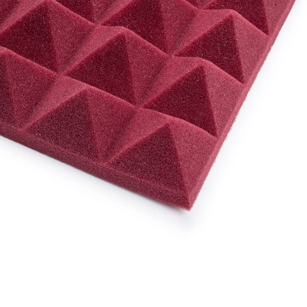 Gator GFW-ACPNL1212PBDY-8PK8 Pack of Burgundy 12x12" Acoustic Pyramid Pane