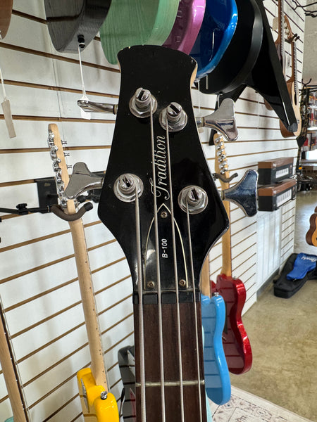Tradition B-100 Electric Bass - Red