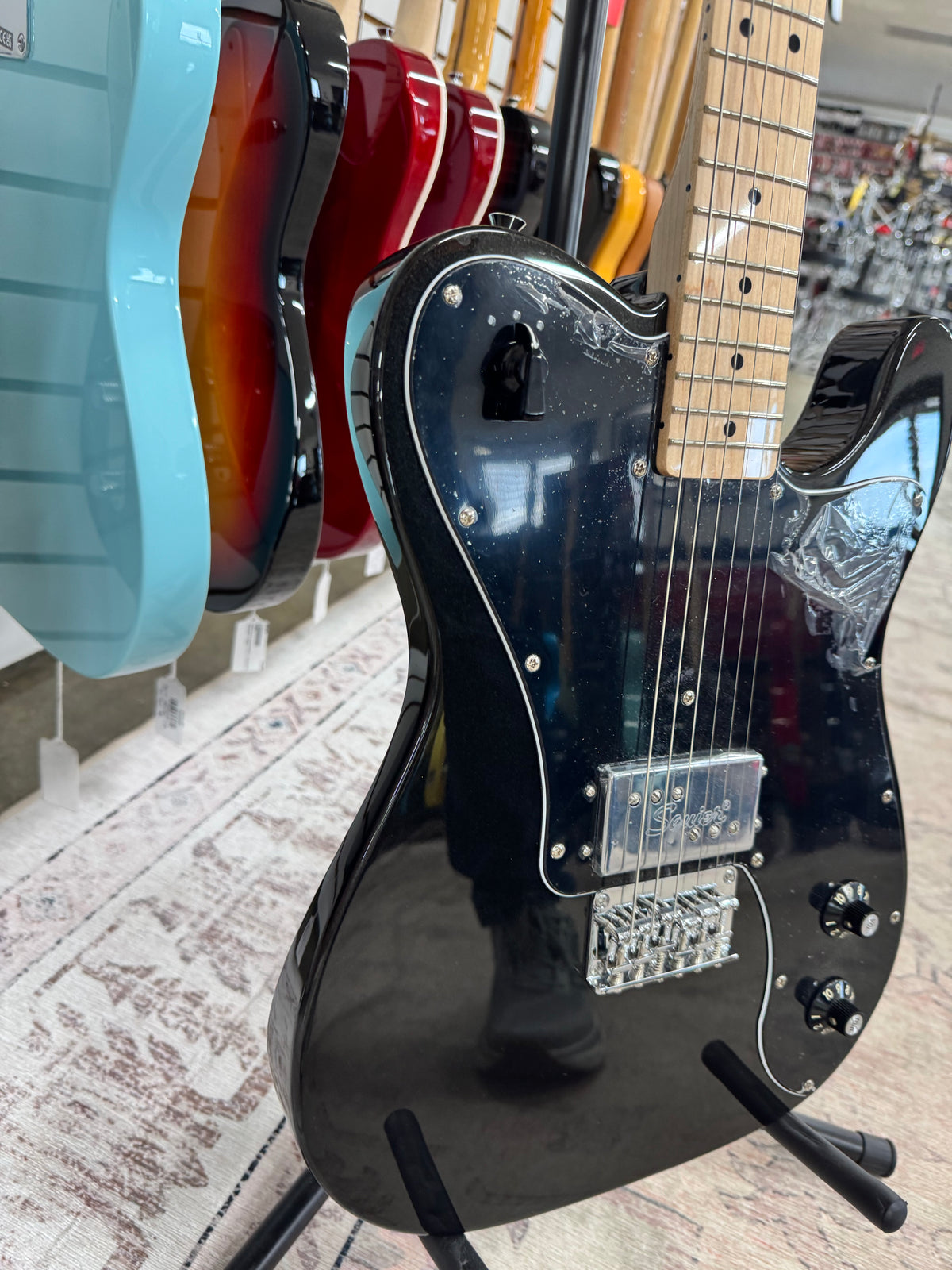 Squier Paranormal Esquire Deluxe - Metallic Black