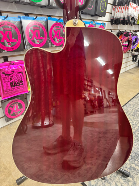 Epiphone Hummingbird Studio EC Limited Edition - Wine Red