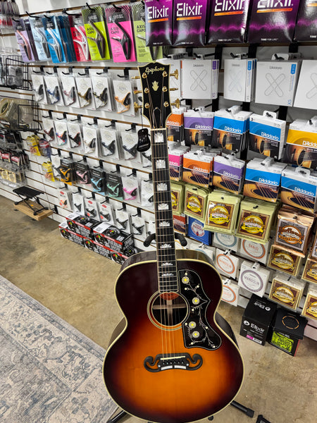 Epiphone "Inspired by Gibson Custom" Pre-War SJ-200 Rosewood - Vintage Sunburst
