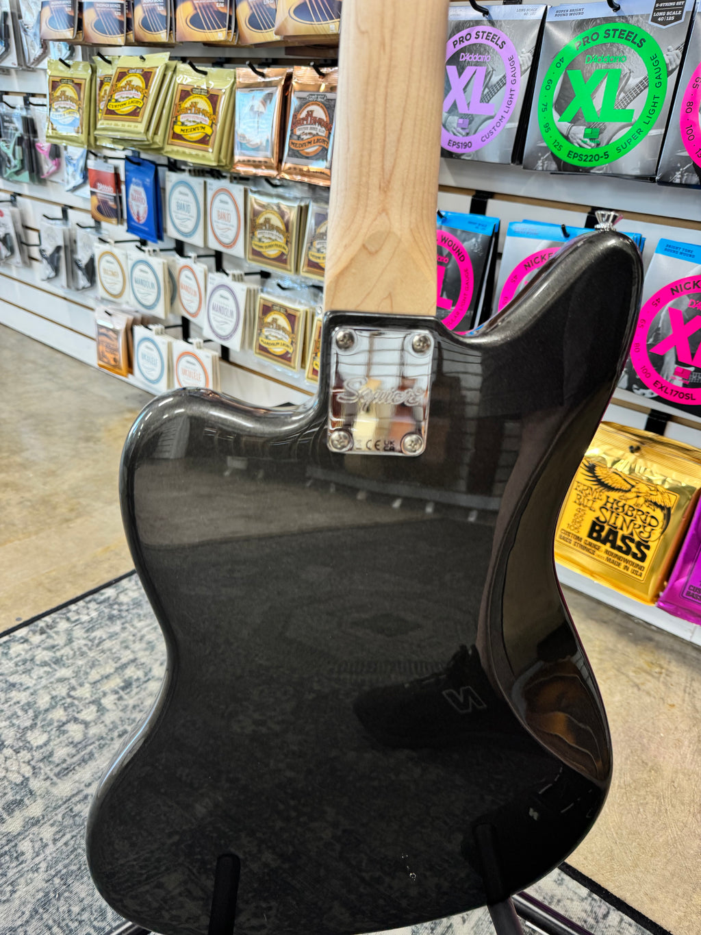 Squier Affinity Jaguar Bass H - Charcoal Frost Metallic