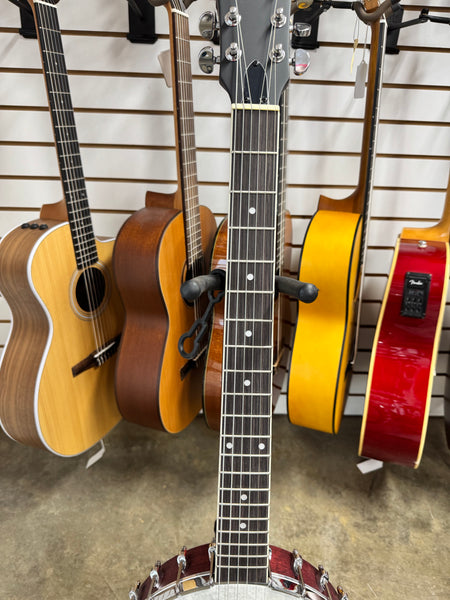Washburn B6 Americana Series Open-Back 6-String Banjo - Natural Mahogany
