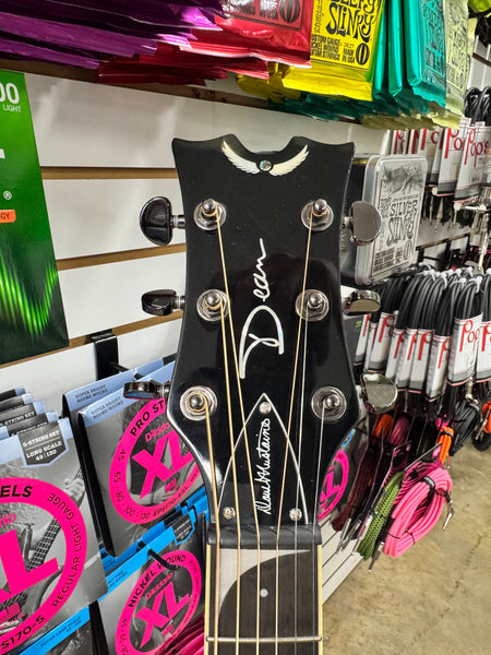 Dean MAKO-GLORY Dave Mustaine Dreadnought with Electronics - American Flag