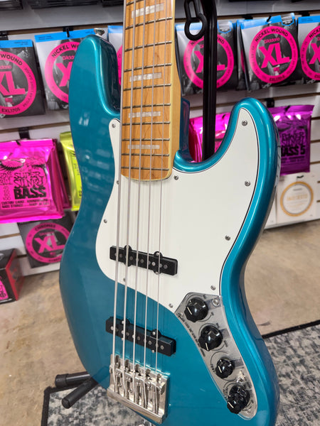 Squier Classic Vibe Active '70s Jazz Bass V - Ocean Turquoise