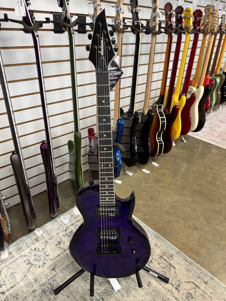 Jackson JS Series JS22Q SC Monarkh - Transparent Purple Burst