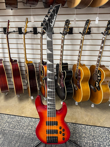 Jackson JS Series JS3VQ 5-String Concert Bass - Present - Cherry Burst - B Stock