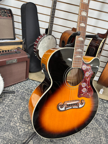 Epiphone J-200 EC Studio - Vintage Sunburst