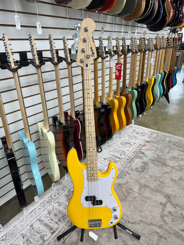 Squier Limited Edition Sonic Precision Bass - Graffiti Yellow