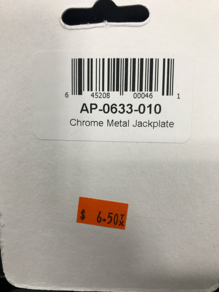 Allparts AP-0633-010 SQUARE JACKPLATE FOR LES PAUL® Chrome