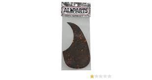 Allparts PG-0090-043 THIN ACOUSTIC PICKGUARD WITH ADHESIVE BACKING Tortise
