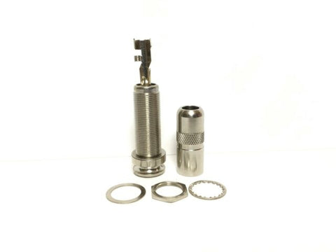 Allparts EP-4161-001 SWITCHCRAFT 3-CONDUCTOR END PIN JACK Nickel