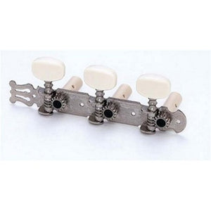 Allparts TK-0125-001 CLASSICAL TUNER SET WITH ROUND WHITE BUTTONS