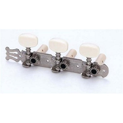Allparts TK-0125-001 CLASSICAL TUNER SET WITH ROUND WHITE BUTTONS