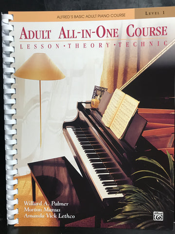 Alfred's Basic Adult Piano Course Adult All In One Course Level One