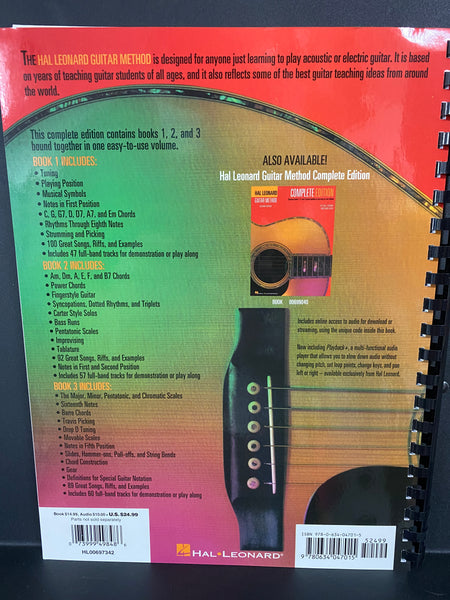 Hal Leonard Guitar Method Complete Edition Contains Books 1, 2, and 3