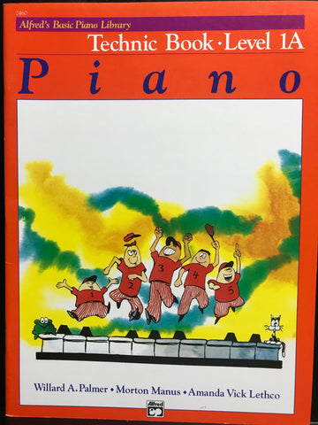 Alfred's Basic Piano Library Technic Book Level 1A