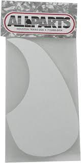 Allparts PG-0090-025 THIN ACOUSTIC PICKGUARD WITH ADHESIVE BACKING White