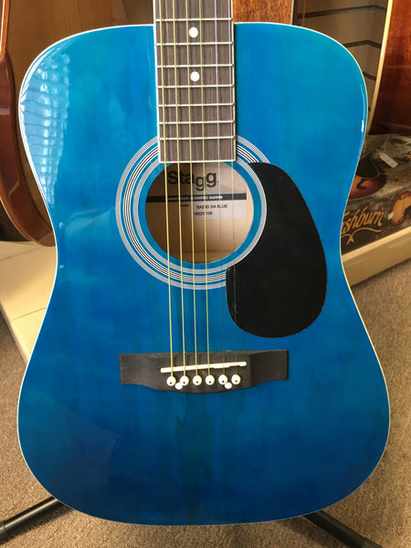 Stagg SA20D 3/4 Blueburst Acoustic Guitar Blueburst