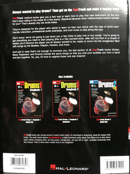 Hal Leonard Fast Track Drums 1