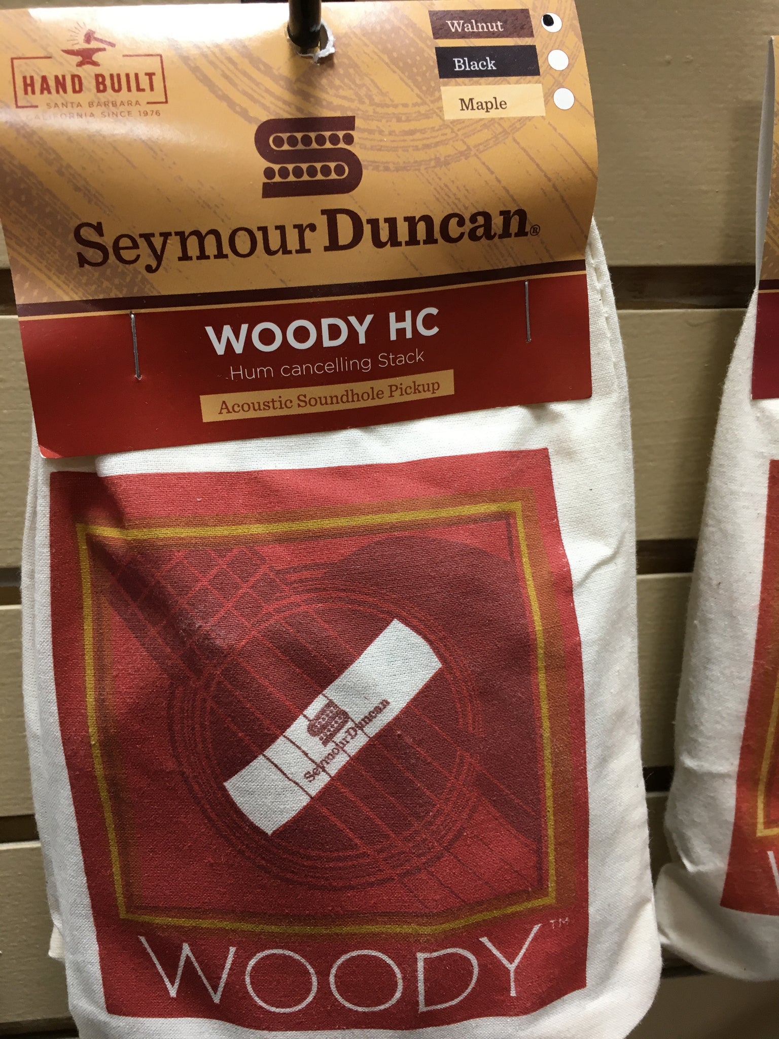 Seymour Duncan SA-3HC Woody Hum-Canceling Soundhole Pickup Maple