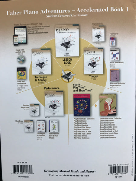 Faber & Faber Accelerated Piano Adventures for the Older Beginner Lesson Book 1