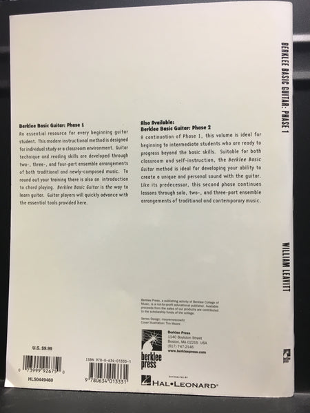 Berklee Press Berklee Basic Guitar Phase 1