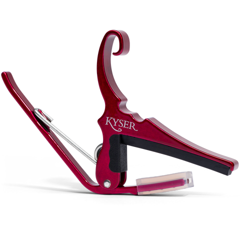 Kyser KG6R Quick Change 6-String Acoustic Guitar Capo Red