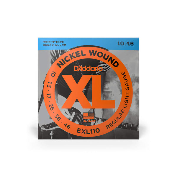 D'Addario EXL110 Nickel Wound Regular Light Electric Guitar Strings, .010 - .046