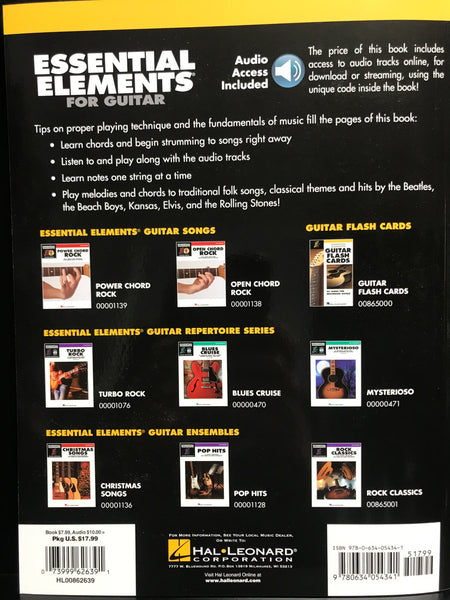 Hal Leonard Essential Elements for Guitar Book 1