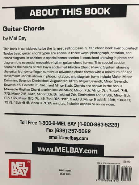 Mel Bay MB93261M Guitar Chords