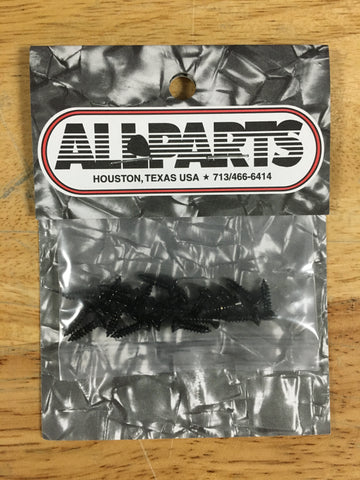 Allparts GS-0001-003 STANDARD PICKGUARD SCREWS Black