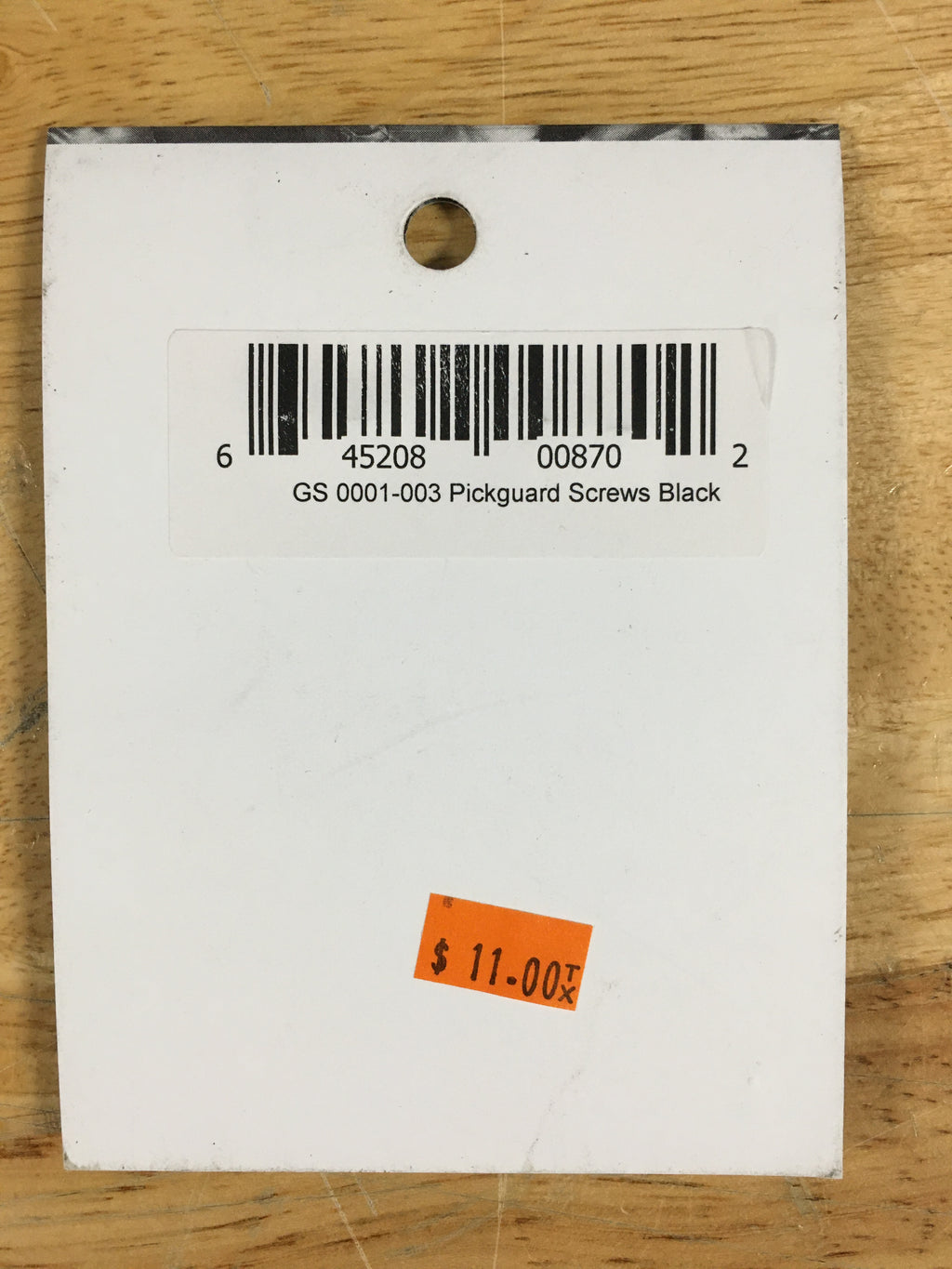 Allparts GS-0001-003 STANDARD PICKGUARD SCREWS Black