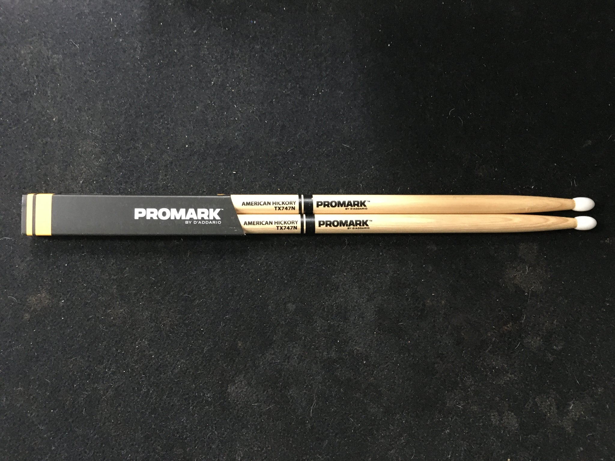 Pro-Mark TX747N Hickory 747 Nylon Tip Drum Sticks (Pair)