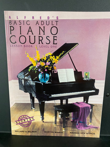 Alfred's Basic Adult Piano Course Lesson Book Level One