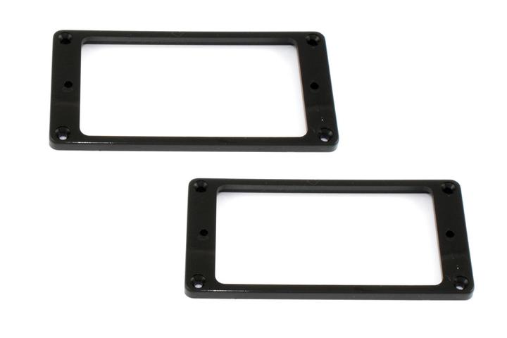 Allparts PC-0733-023 CURVED NECK AND BRIDGE HUMBUCKING PICKUP RING SET Black