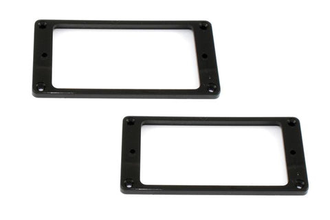 Allparts PC-0733-023 CURVED NECK AND BRIDGE HUMBUCKING PICKUP RING SET Black