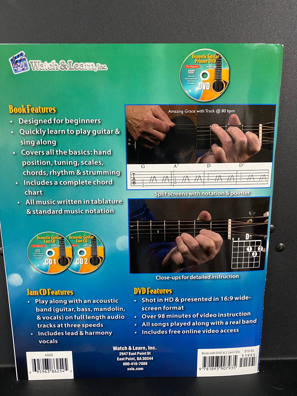 Watch & Learn Acoustic Guitar for Beginners Deluxe Edition