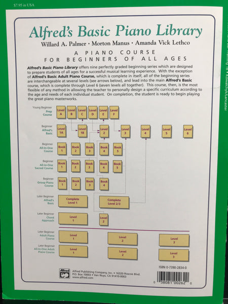 Alfred's Basic Piano Library Ear Training Book Level 1B