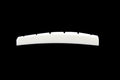 Allparts BN-0206-000 RADIUSED SLOTTED BONE NUT FOR FENDER® GUITARS Bleached