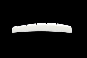 Allparts BN-0206-000 RADIUSED SLOTTED BONE NUT FOR FENDER® GUITARS Bleached