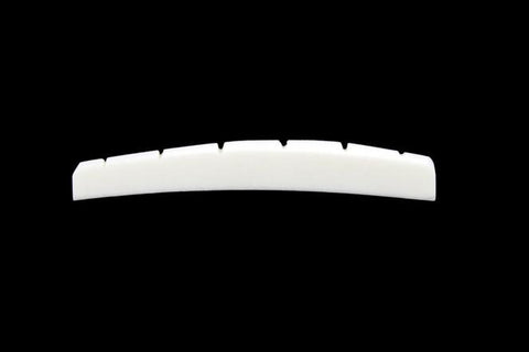 Allparts BN-0206-000 RADIUSED SLOTTED BONE NUT FOR FENDER® GUITARS Bleached